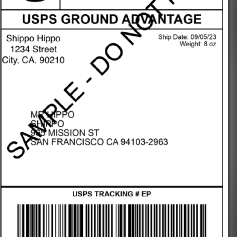 Shipping Label